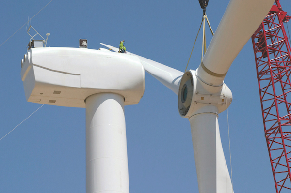 Wind turbine installation