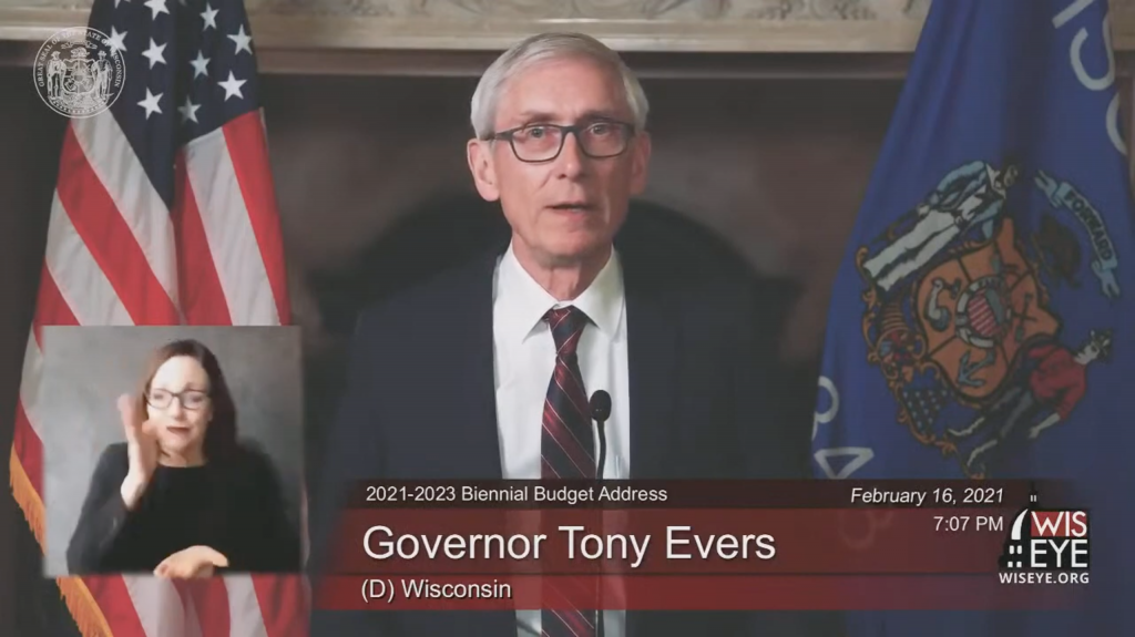 Gov. Evers delivers budget address