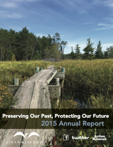 Clean Wisconsin 2015 Annual Report