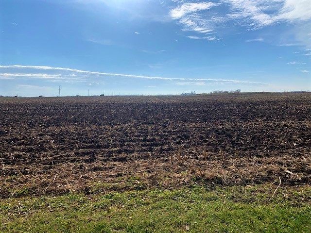 An empty, tilled field