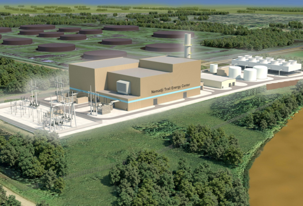 Rendering of the Nemadji Trail Energy Center