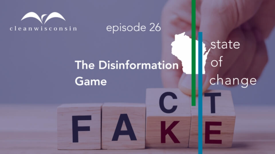 artwork for state of change podcast - episode the disinformation game