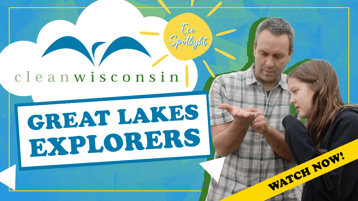 Dave Landers teaching his students and lake health