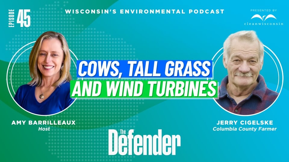 Defender podcast artwork featuring Amy and Jerry