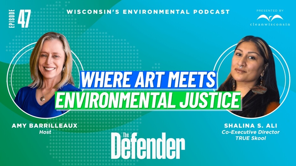 defender podcast artwork featuring Amy and Shalina