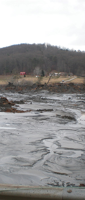 Fly ash spill in Kingston, Tenn.