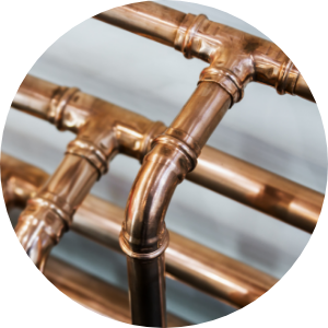 Copper pipes