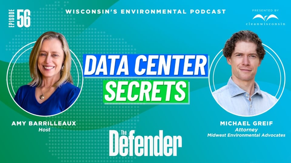 defender podcast artwork featuring Amy and Michael